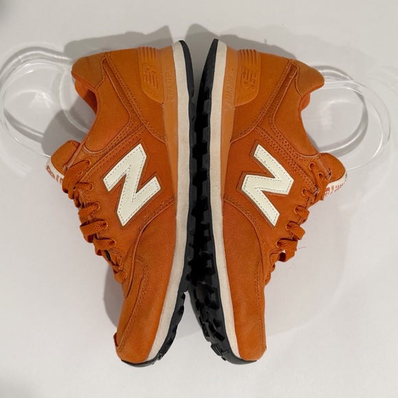 NEW BALANCE 574 Waxed Canvas Burnt Orange Size 7.5 WL574MDA - Picture 8 of 13